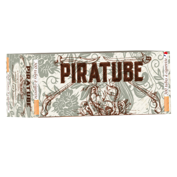 300 Tubes à cigarette Piratube EXTRA (filtres longs)